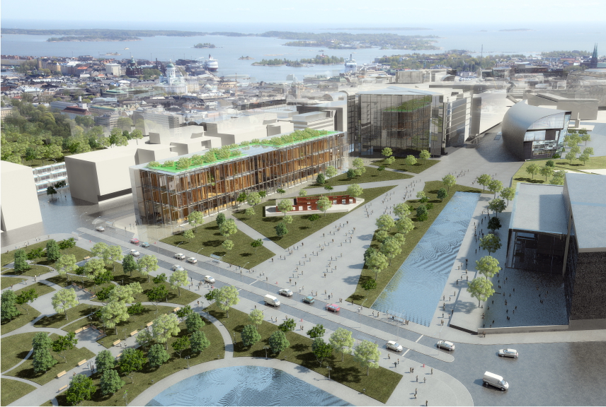 Bibliotheque Helsinki 2012 by Dragan Architecture Paris